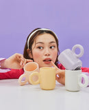 Better Finger Ceramic Ring Mug