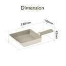 Chou Chou 6" Omelet Pan dimension diagram showing width and handle length