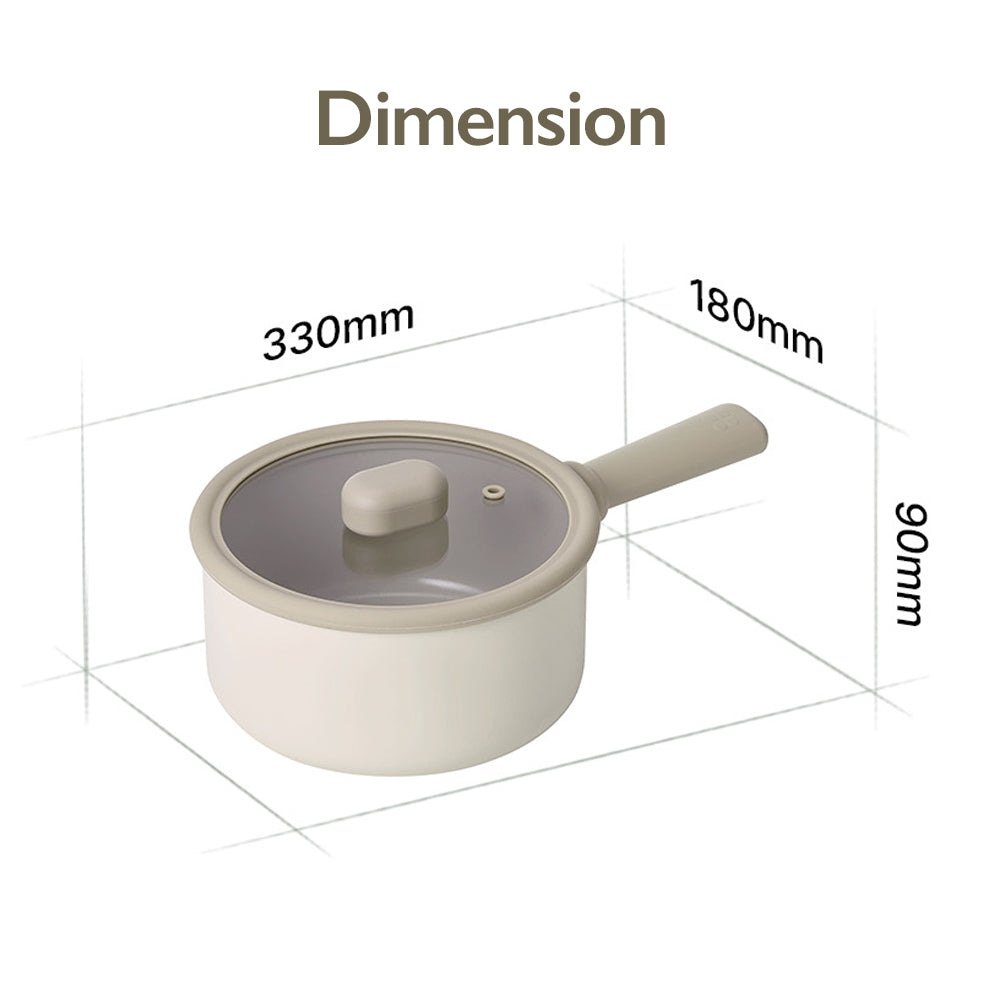 Non-Stick Ceramic Saucepan with Lid - 7