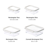 Comodo Rectangular Food Storage