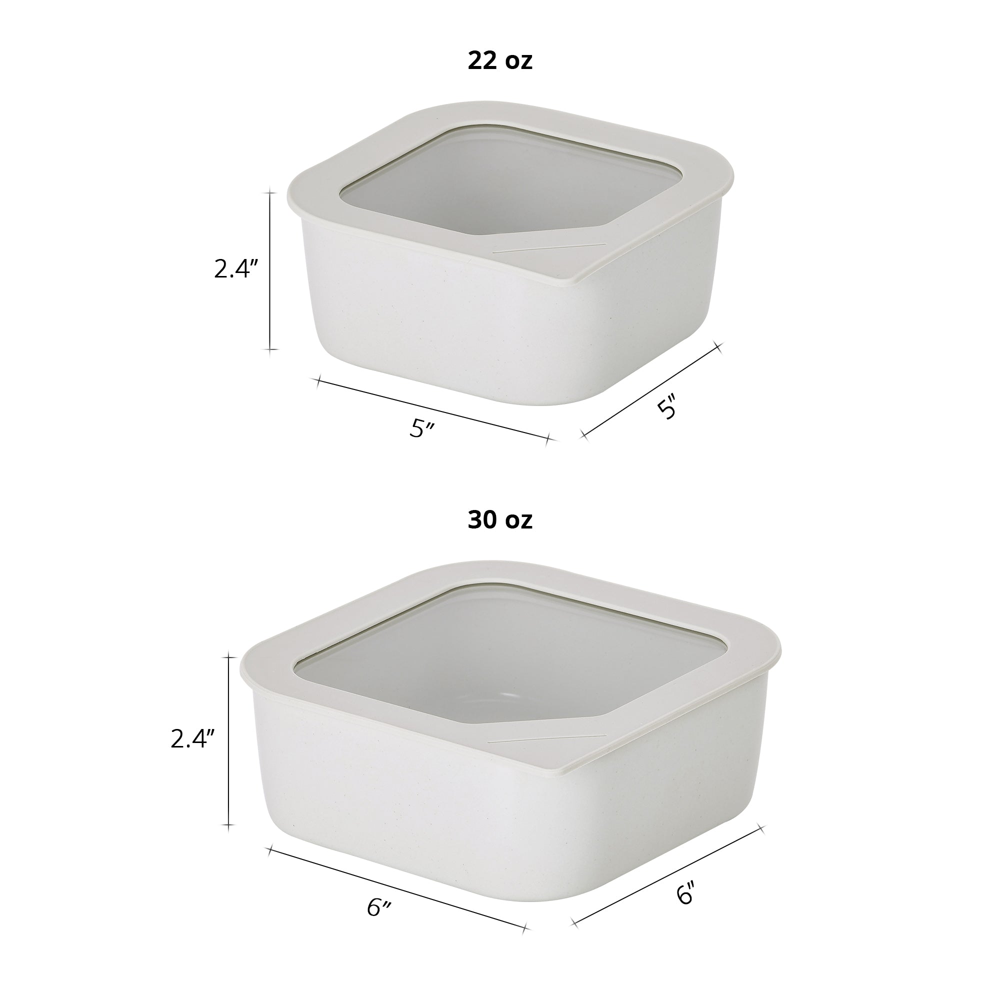 Fika One Square Ceramic Storage
