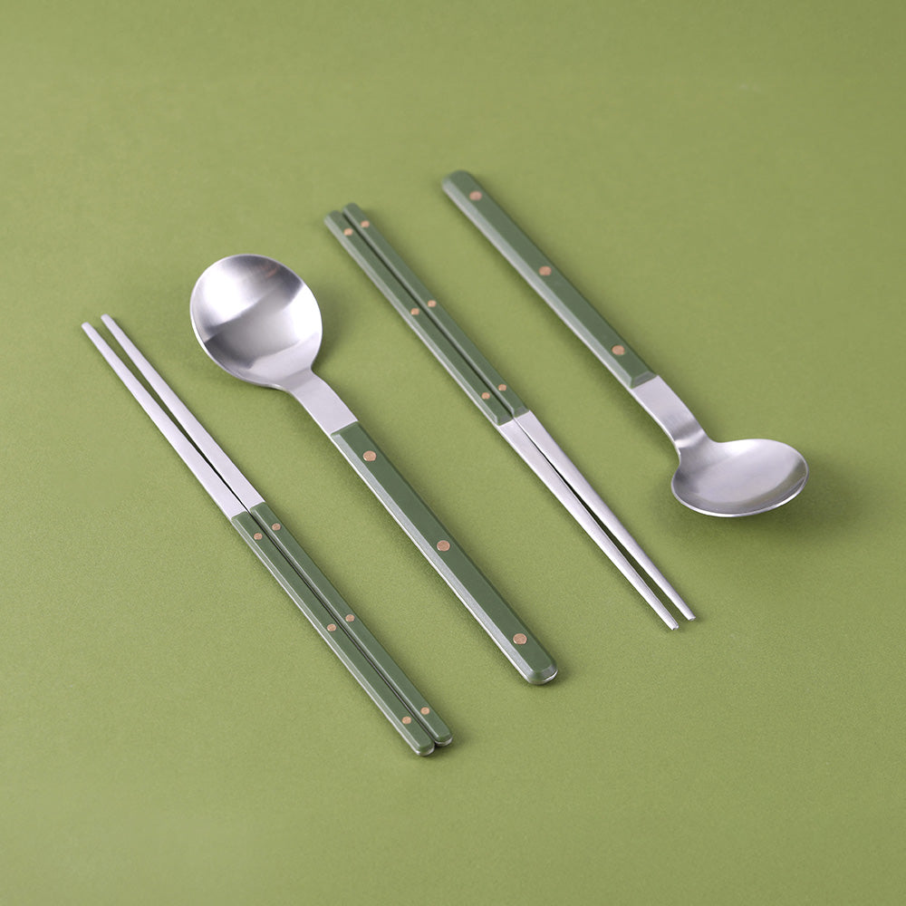 REVE Stainless Steel Spoon & Chopsticks