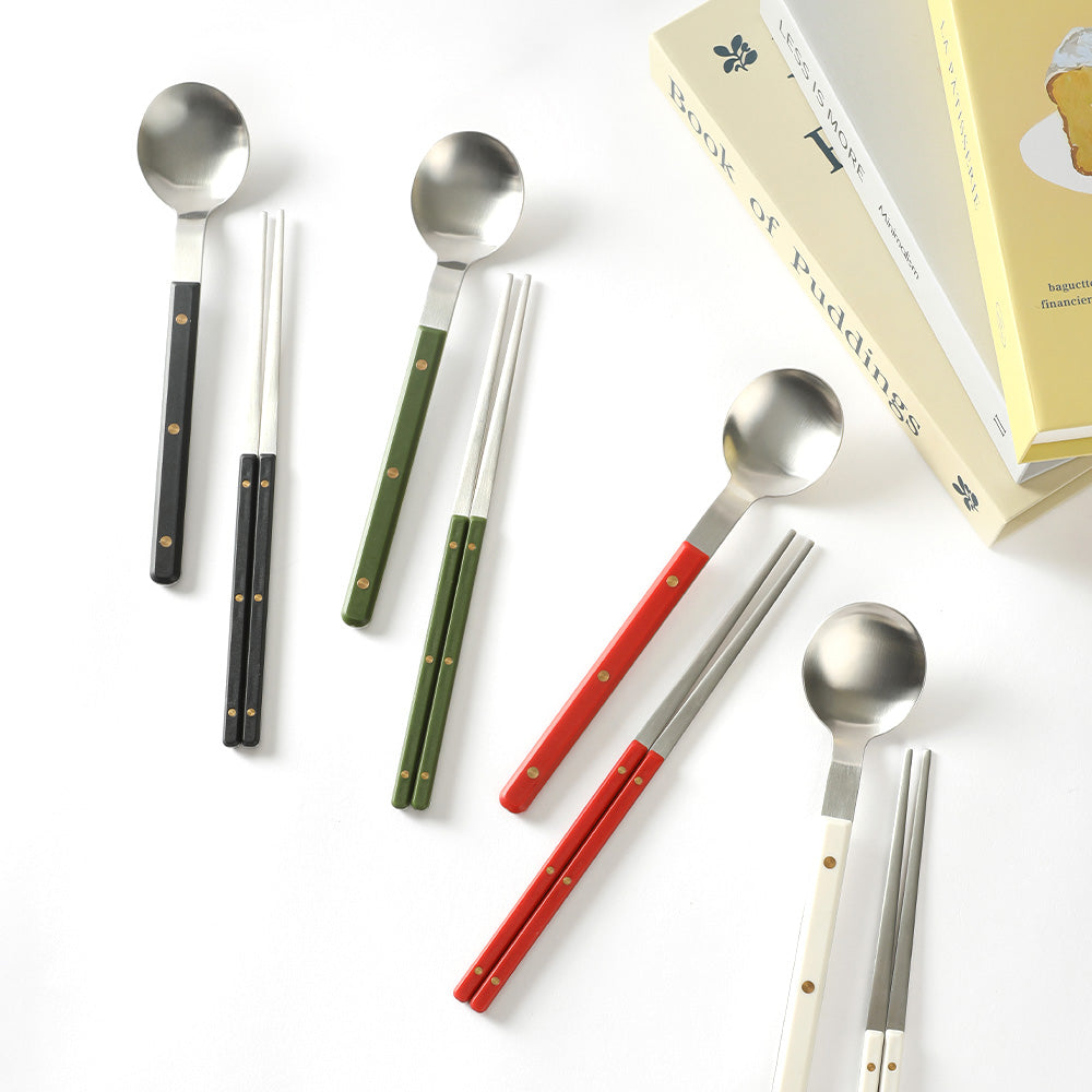 REVE Stainless Steel Spoon & Chopsticks