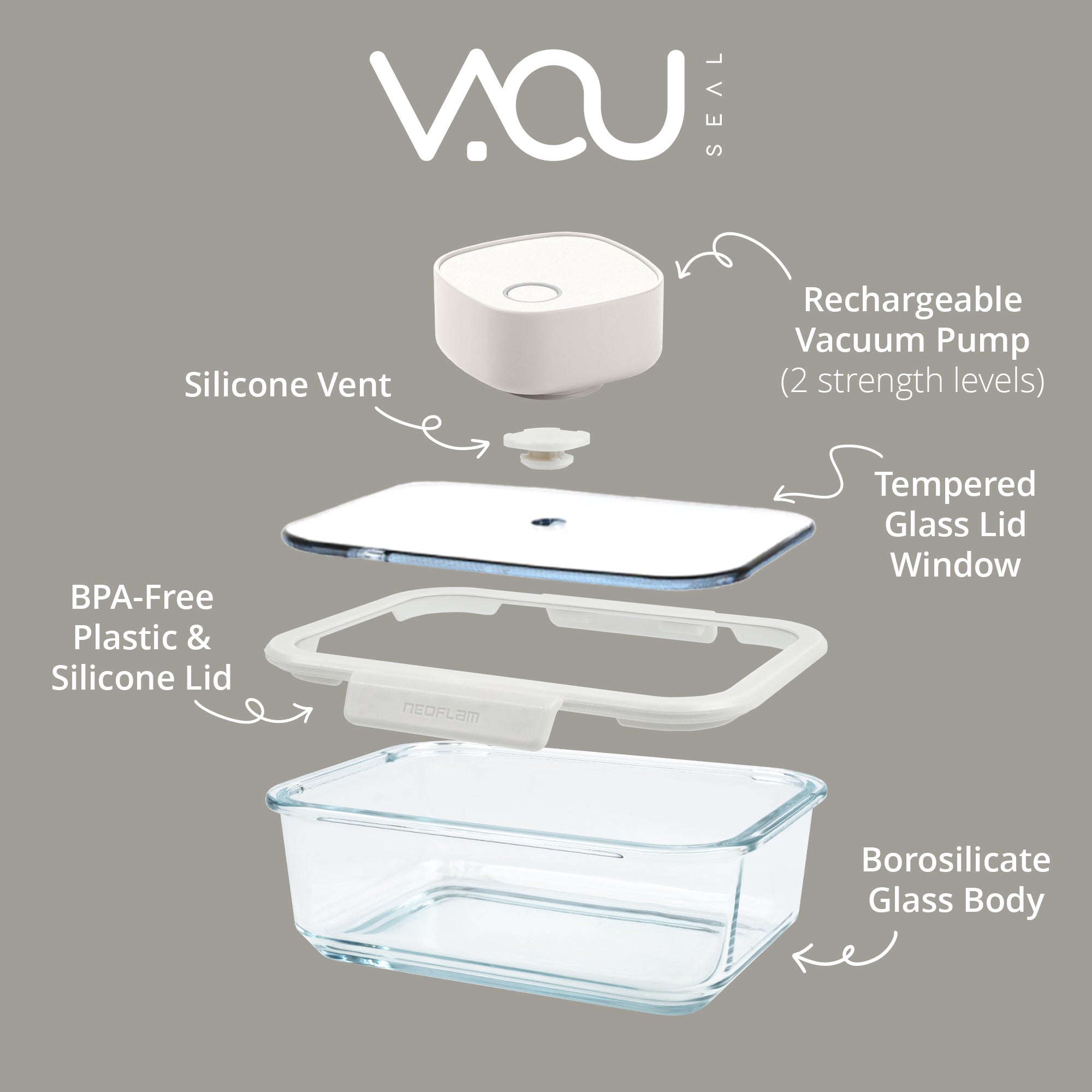 Vacu Seal 7PC Set