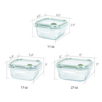 Wavy Square Food Storage